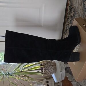 Zodiac Heeled Black Suede Boots